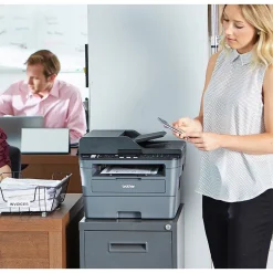 Brother Refurbished MFC-L2710DW Wireless Monochrome Laser All-In-One Printer