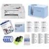 Brother Sublimation Printer and Craft Express Pro Easy Auto Mug Heat Press Bundle, 12 Blank Mugs