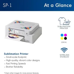 Brother Sublimation Printer and Craft Express Mug Heat Press Bundle, 6 Mugs & 6 Glasses(SUBDRNKS-STP)