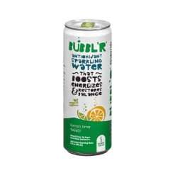 Bubbl'r Antioxidant Lemon Lime Twist'r Flavored Sparkling Water, 12 fl. oz., 12 Cans/Carton (028435600145)