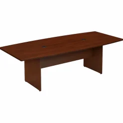 Bush Business Furniture 96" Boat Shaped Conference Table, Hansen Cherry (99TB9642HCK)