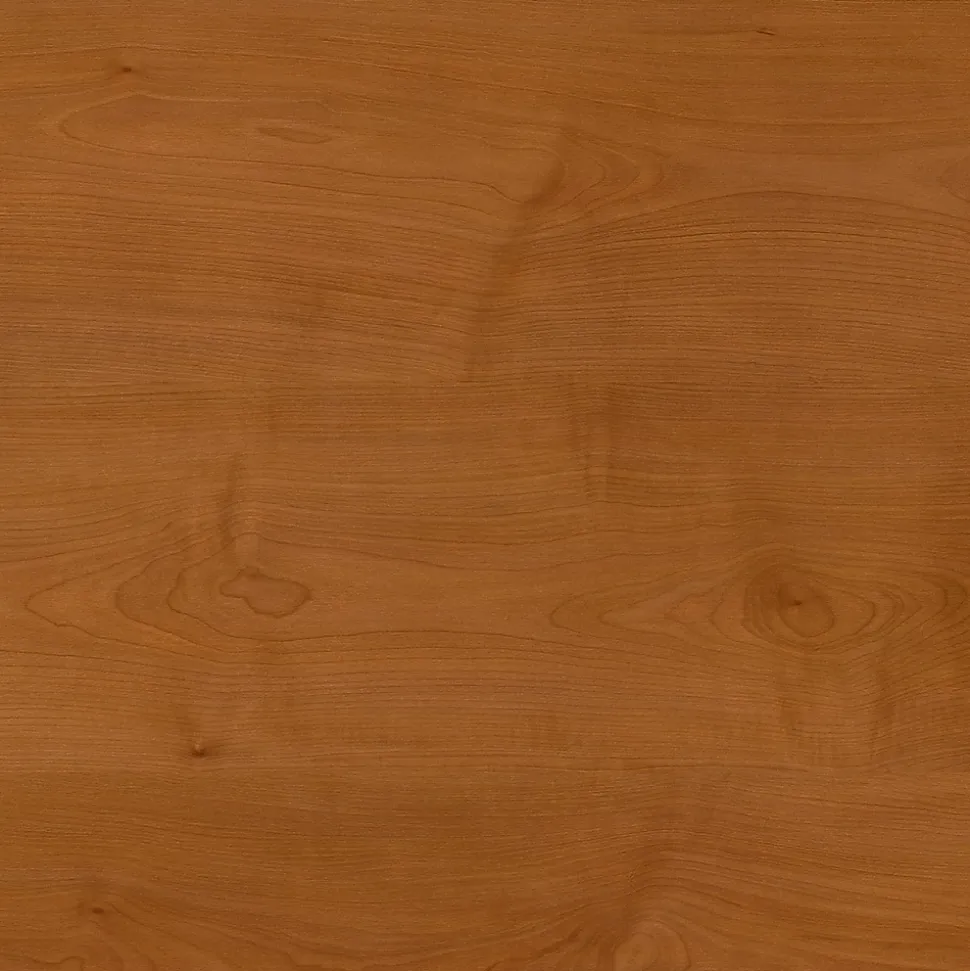 Bush Business Furniture Cubix 72W Desk with Mobile File Cabinet, Natural Cherry/Slate (SRA013NCSU)