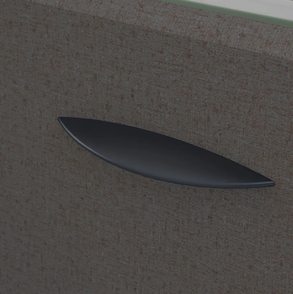 Bush Business Furniture Cubix 36W Desk with Mobile File Cabinet, Slate/White Spectrum (SRA024SLSU)