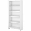 Bush Business Furniture Echo 5 Shelf Bookcase, Pure White (KI60104-03)