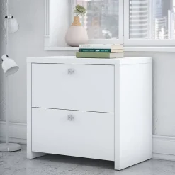 Bush Business Furniture Echo Lateral File Cabinet, Pure White (KI60102-03)