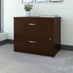 Bush Business Furniture Easy Office Lateral File Cabinet, Mocha Cherry (EO101MRSU)