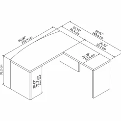 Bush Business Furniture Echo 60