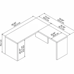 Bush Business Furniture Echo 60