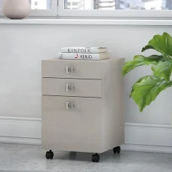 Bush Business Furniture Echo 3 Drawer Mobile File Cabinet, Gray Sand (KI60201-03)