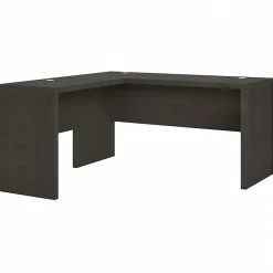 Bush Business Furniture Echo 60"W L Shaped Desk, Charcoal Maple (ECH026CM)