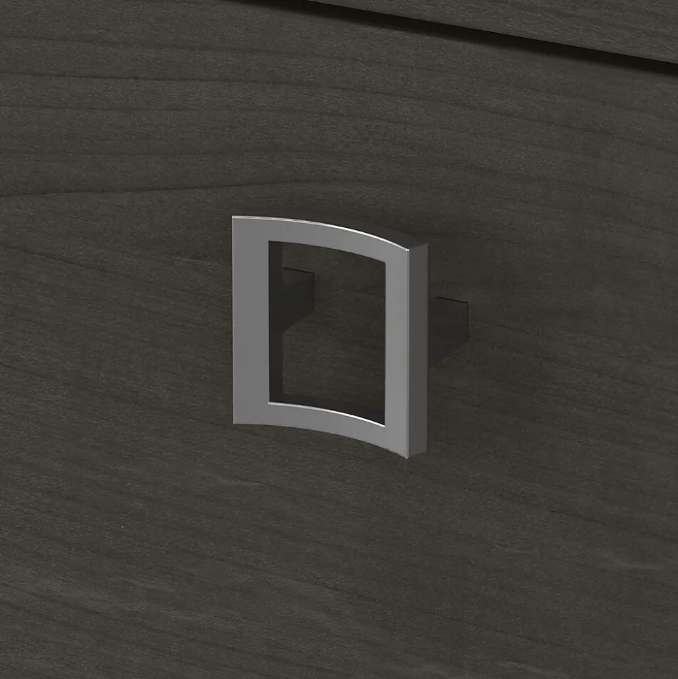 Bush Business Furniture Echo 3 Drawer Mobile File Cabinet, Charcoal Maple (KI60301-03)