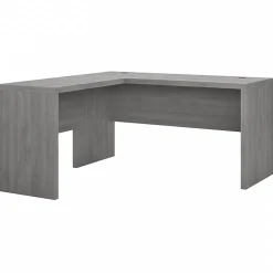 Bush Business Furniture Echo 60"W L Shaped Desk, Modern Gray (ECH026MG)