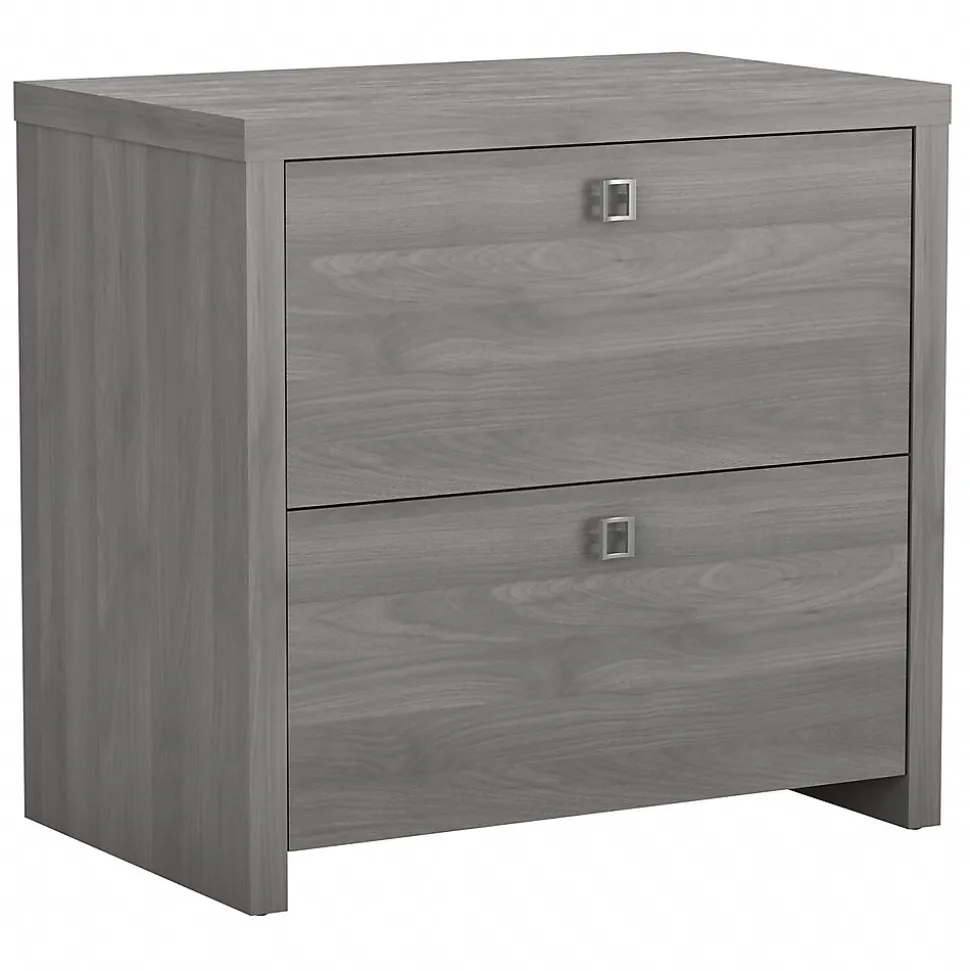 Bush Business Furniture Echo 2 Drawer Lateral File Cabinet, Modern Gray (KI60402-03)