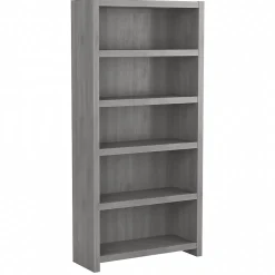 Bush Business Furniture Echo 5 Shelf Bookcase, Modern Gray (KI60404-03)