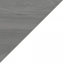 Bush Business Furniture Echo 5 Shelf Bookcase, Pure White/Modern Gray (KI60504-03)