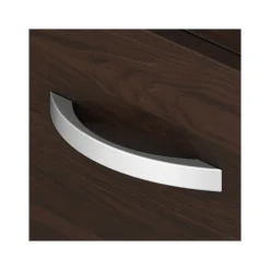 Bush Business Furniture Hybrid 2-Drawer Mobile Vertical File Cabinet, Letter/Legal Size, Lockable, Black Walnut (HYF116BWSU-Z)