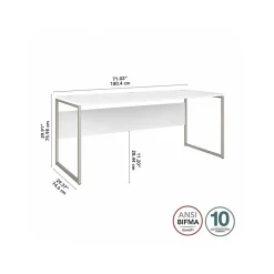 Bush Business Furniture Hybrid 72