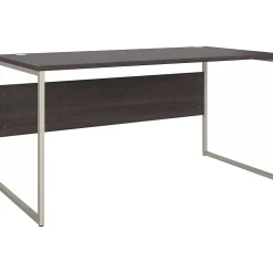 Bush Business Furniture Hybrid 60"W Computer Table Desk with Metal Legs, Storm Gray (HYD360SG)