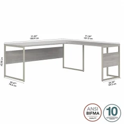 Bush Business Furniture Hybrid 72