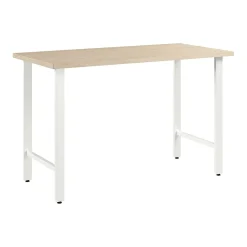 Bush Business Furniture Hustle 48"W Computer Desk with Metal Legs, Natural Elm (HUD148NE)