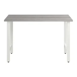 Bush Business Furniture Hustle 48"W Computer Desk with Metal Legs, Platinum Gray (HUD148PG)