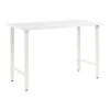 Bush Business Furniture Hustle 48"W Computer Desk with Metal Legs, White (HUD148WH)