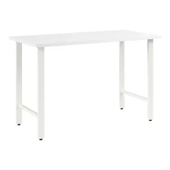 Bush Business Furniture Hustle 48"W Computer Desk with Metal Legs, White (HUD148WH)