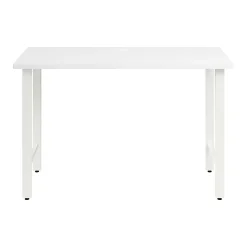 Bush Business Furniture Hustle 48"W Computer Desk with Metal Legs, White (HUD148WH)