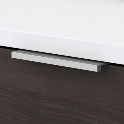 Bush Business Furniture Jamestown 2-Drawer Lateral File Cabinet, Locking, Letter/Legal, Storm Gray/White, 29.72