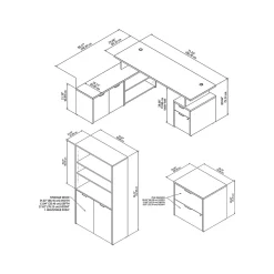 Bush Business Furniture Jamestown 72