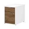 Bush Business Furniture Jamestown 2-Drawer Vertical File Cabinet, Letter/Legal, Fresh Walnut/White, 23.66" (JTF116FWWHSU)