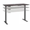 Bush Business Furniture Move 60 Series 60"W Electric Height Adjustable Standing Desk, Storm Gray (M6S6030SGBK)