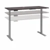Bush Business Furniture Move 60 Series 60"W Electric Height Adjustable Standing Desk, Storm Gray (M6S6030SGSK)