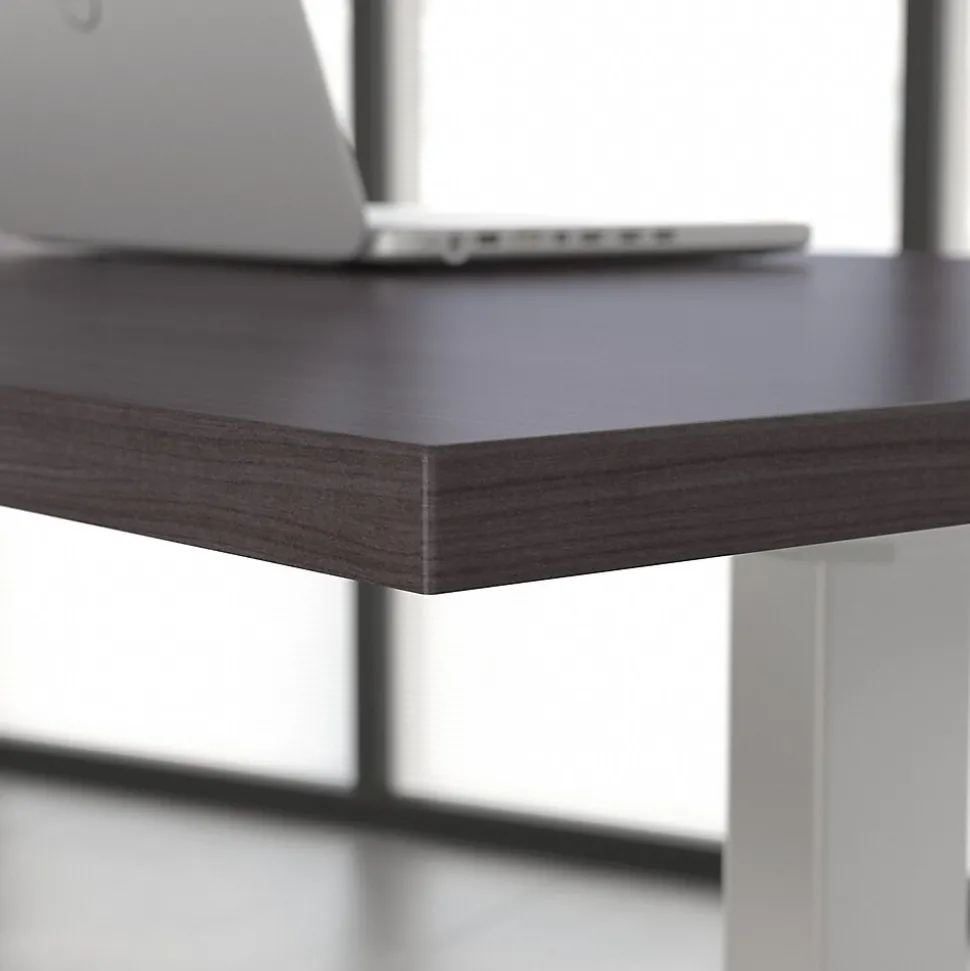 Bush Business Furniture Move 60 Series 60"W Electric Height Adjustable Standing Desk, Storm Gray (M6S6030SGSK)