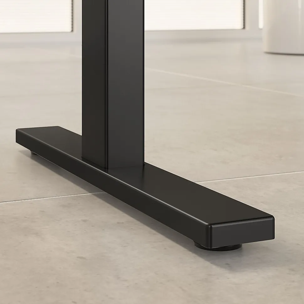 Bush Business Furniture Move 60 Series 60"W Electric Height Adjustable Standing Desk, Hansen Cherry (M6S6030HCBK)