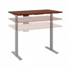 Bush Business Furniture Move 60 Series 48"W Electric Height Adjustable Standing Desk, Hansen Cherry (M6S4824HCSK)