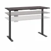 Bush Business Furniture Move 60 Series 72"W Electric Height Adjustable Standing Desk, Storm Gray (M6S7230SGBK)