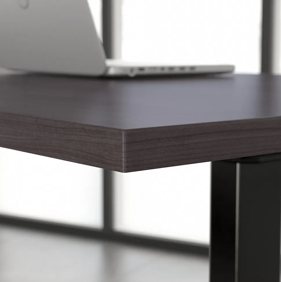 Bush Business Furniture Move 60 Series 72"W Electric Height Adjustable Standing Desk, Storm Gray (M6S7230SGBK)