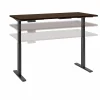 Bush Business Furniture Move 60 Series 72"W Electric Height Adjustable Standing Desk, Mocha Cherry (M6S7230MRBK)