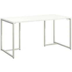 Bush Business Furniture Method 60"W Table Desk, White (KI70201K)