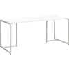 Bush Business Furniture Method 72"W Table Desk, White (KI70207K)