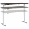 Bush Business Furniture Move 40 Series 60W Electric Height Adjustable Standing Desk, Storm Gray/Cool Gray Metallic (M4S6030SGSK)
