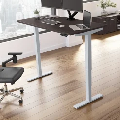 Bush Business Furniture Move 40 Series 60W Electric Height Adjustable Standing Desk, Storm Gray/Cool Gray Metallic (M4S6030SGSK)