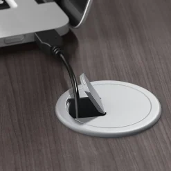 Bush Business Furniture Move 40 Series 60W Electric Height Adjustable Standing Desk, Storm Gray/Cool Gray Metallic (M4S6030SGSK)