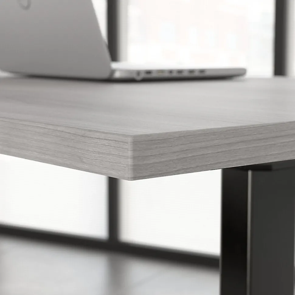 Bush Business Furniture Move 60 Series 72"W Electric Height Adjustable Standing Desk, Platinum Gray/Black (M6S7230PGBK)