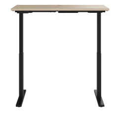 Bush Business Furniture Move 60 Series 48"W Electric Adjustable Standing Desk, Natural Elm/Black Powder Coat (M6S4824NEBK)