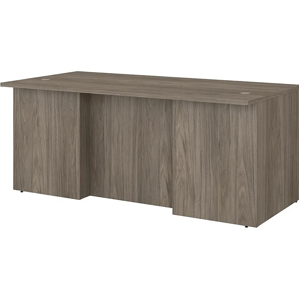 Bush Business Furniture Office 500 72"W Executive Desk, Modern Hickory (OFD172MHK)