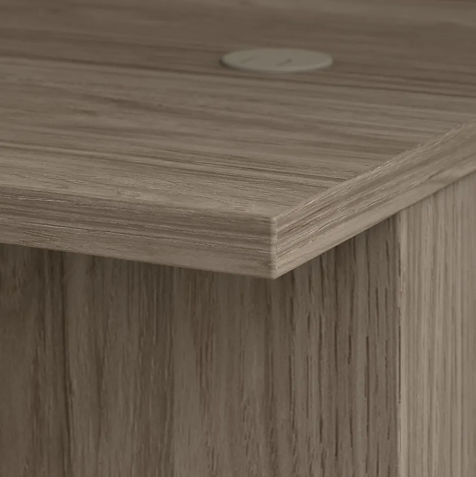 Bush Business Furniture Office 500 72"W Executive Desk, Modern Hickory (OFD172MHK)