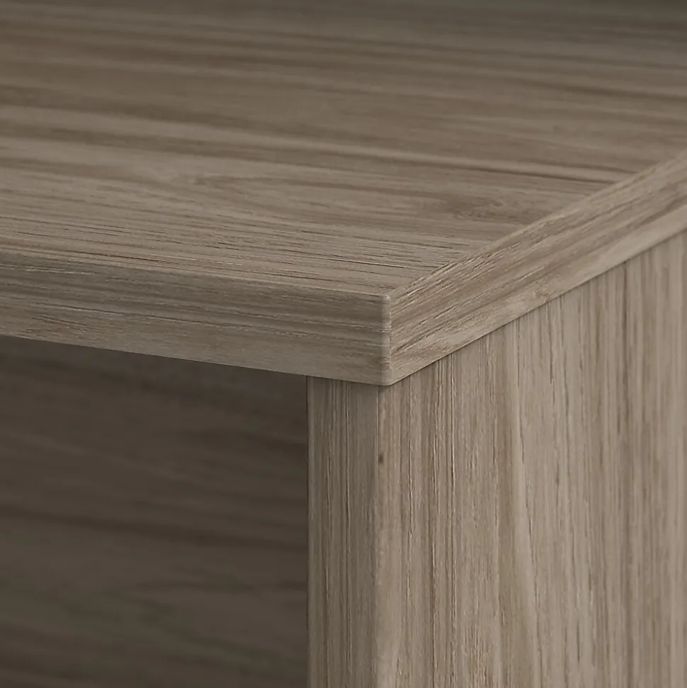 Bush Business Furniture Office 500 72"W Executive Desk, Modern Hickory (OFD172MHK)