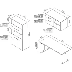 Bush Business Furniture Office 500 72